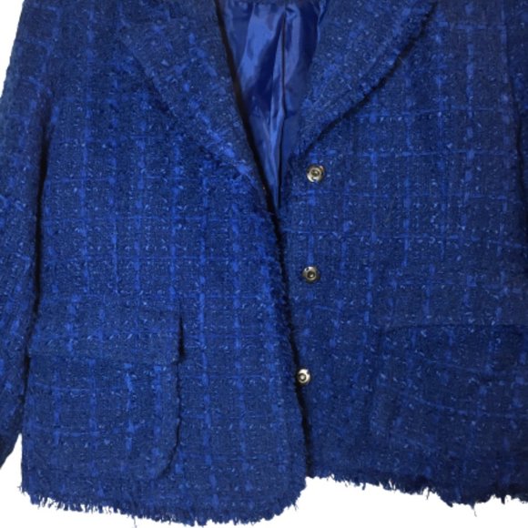 Le Chateau Size M Blue Jacket - Picture 4 of 8